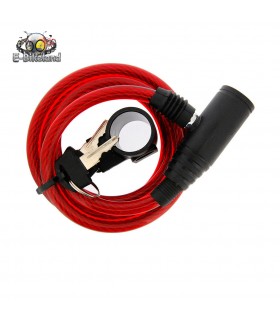 Κλειδαριά ποδηλάτου πτυσόμενη 1,50χ8mm Golden Key